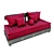 Exquisitely Designed Moroccan Sofa 3D model small image 1