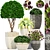 193 Plant Collection - Capi Europe Pots 3D model small image 1