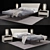 Italian Nelson Bed: Elegant and Modern 3D model small image 1