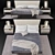 Italian Nelson Bed: Elegant and Modern 3D model small image 2