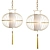 Vintage Chinese Pendant Lights 3D model small image 1