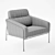 Fritz Hansen 3300 Easy Chair: Modern Elegance at Home 3D model small image 3