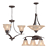 Elegant Lighting Set: Seagulllighting BROCKTON 3D model small image 1