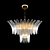 Elegant Palamette Chandelier 3D model small image 1