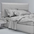 Elegant Alf Bed 3D model small image 3