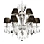 Elegant Crystal Chandelier BB-6272 3D model small image 1