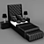 Vâris Bende Bed: Chic and Functional 3D model small image 1