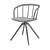 Modern Ash Wood Armchair 3D model small image 2