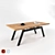 Spiderweb Table: Woodwerk | 2000mm x 1000mm x 760mm 3D model small image 2