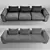 Modern Comfort: ACERBIS HYPER Sofa 3D model small image 3