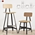 Yardbird Industrial Chair & Barstool 3D model small image 1