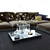 Stamford Three-Seater Sofa & City Coffee Table 3D model small image 2