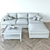 Stamford Three-Seater Sofa & City Coffee Table 3D model small image 3