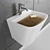 Galassia Meg11: Versatile Ceramic Wash Basin 3D model small image 1