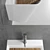 Galassia Meg11: Versatile Ceramic Wash Basin 3D model small image 2