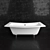 Nogano Acrylic Bathtub 3D model small image 2