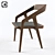 Title: Sleek Katakana Chair 3D model small image 3