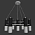 Favorite Ultra Brass Chandelier - Elegant Lighting 3D model small image 2