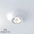 Capella SN 108 - Stylish Directional Recessed Gypsum Spotlight 3D model small image 1