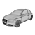 2013 Audi A1 3D Model 3D model small image 3