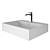 Modern Basin with Tap 3D model small image 1