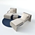 Paola Lenti Frame: Weather-Resistant Outdoor Furniture Set 3D model small image 1