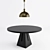 Portal Dining Table: Porcelain Elegance 3D model small image 1