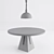 Portal Dining Table: Porcelain Elegance 3D model small image 2