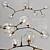 Branching Bubble Pendant Light - 8 Lamps 3D model small image 1