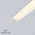 
"Gypsum Recessed Profile Light - Seamless Integration 3D model small image 1