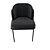 Elegant Minotti Fil Noir Dining Chair 3D model small image 2