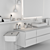 Modern QI Bathroom Furniture Set 3D model small image 3