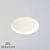 Atlas 720 SN410: Seamless Recessed Gypsum Ceiling Light 3D model small image 1