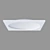 Integrated Gypsum Ceiling Light 3D model small image 2