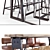 Title: Loft Style Bar Set 3D model small image 2