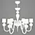 Leonardo Ball Chandelier: Venetian Glass Collection 3D model small image 3