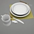 Modern 3D Crockery Model 3D model small image 1