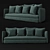 Cozy Comfort Sofa: Lisa 3D model small image 1