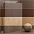 Seamless Wood/Veneer Material Set 6 3D model small image 1