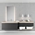 Modern Bathroom Furniture Set by Scavolini QI 3D model small image 1