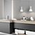 Modern Bathroom Furniture Set by Scavolini QI 3D model small image 2