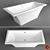 Title: Lotus Stone Bathtub 3D model small image 1