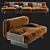 Modern Baxter Bardot Sofa Set 3D model small image 1