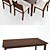 6 Seater Deluca Dining Set 3D model small image 2