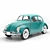 Vintage 1963 Volkswagen Sedan 3D model small image 1