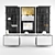 Contemporary Office Shelving Solution 3D model small image 1