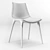 Modern Modloft Langham Dining Chair in Fabric 3D model small image 2