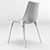 Modern Modloft Langham Dining Chair in Fabric 3D model small image 3