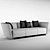 Luxury Seymour Lounge Sofa 3D model small image 2