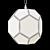 Title: Geometric Metal Sphere Pendant 3D model small image 3